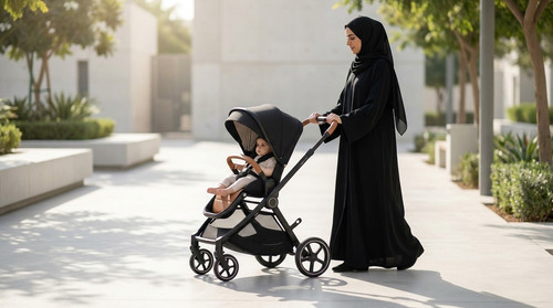Mother pushing baby stroller motion 202605030005.jpg