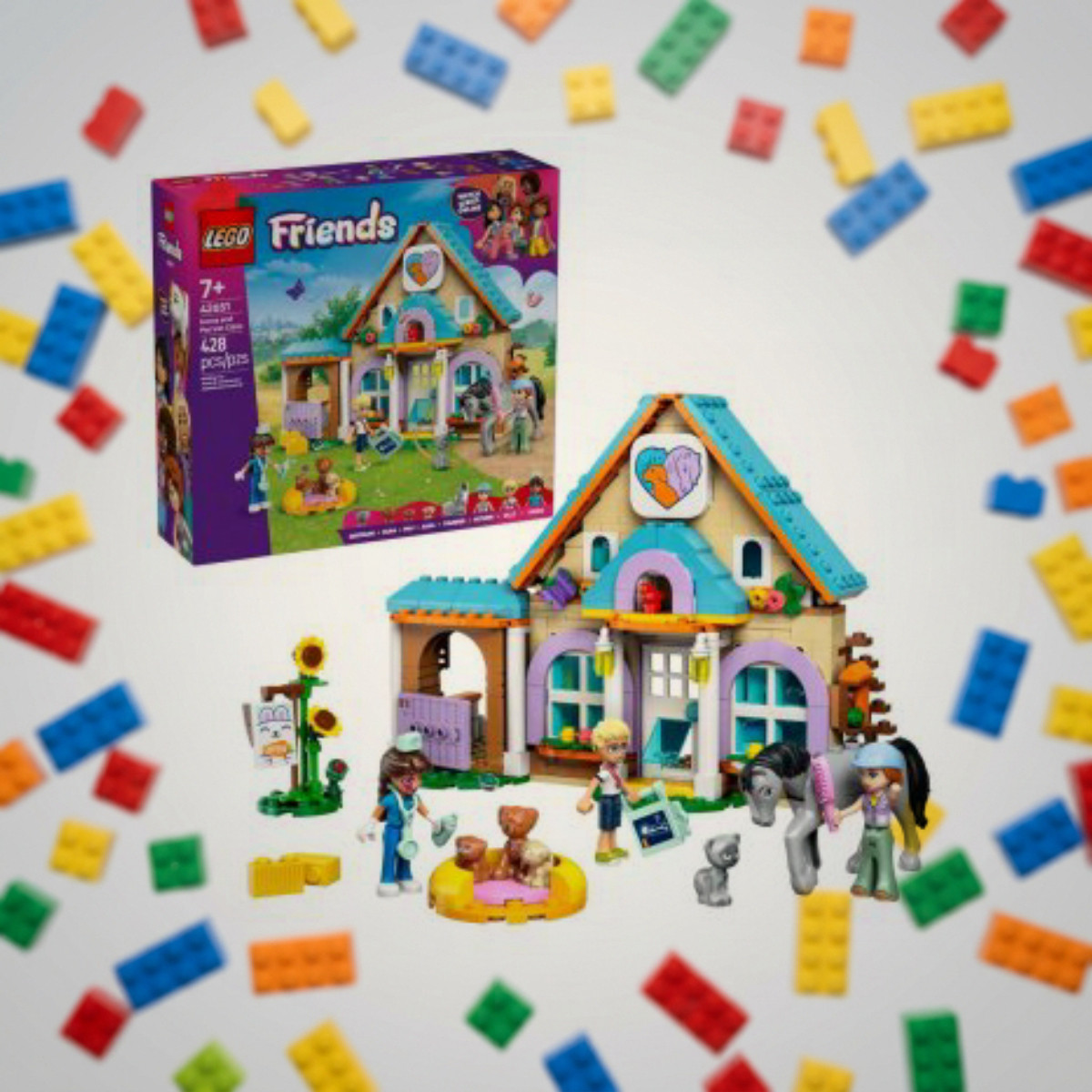 LEGO 42651 Ветеринарна клініка для коней і домашніх