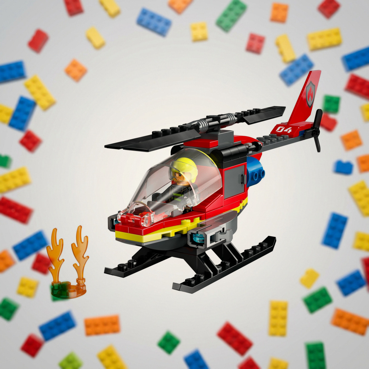 LEGO 60411 Пожежний рятувальний гелікоптер