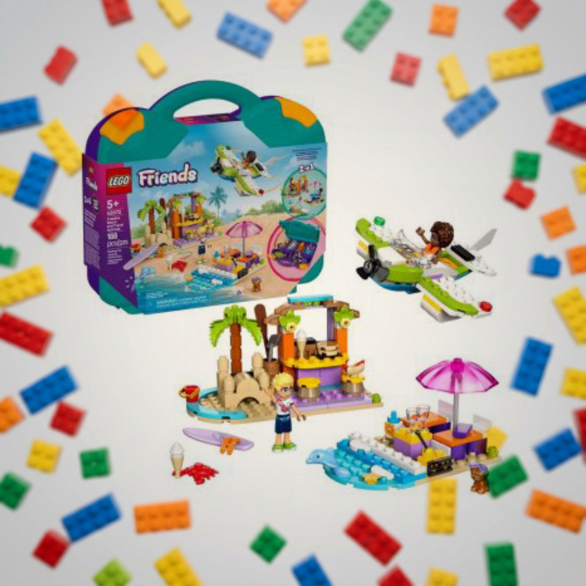 LEGO 42672 Творча валіза для подорожей і відпочинку