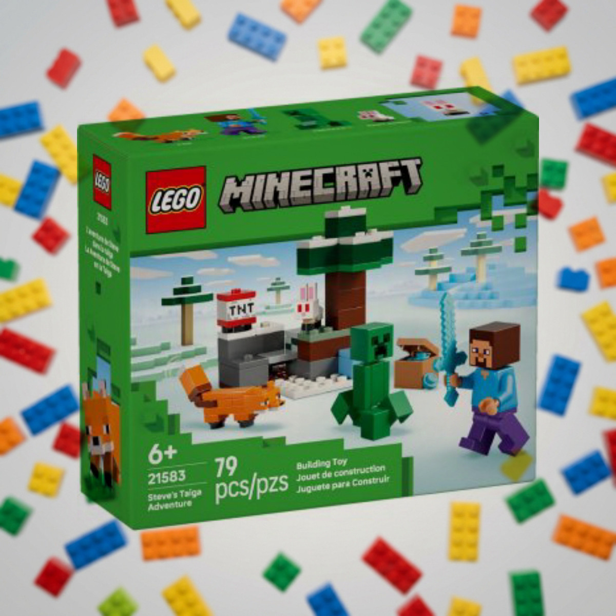 LEGO 21583 Приключения Стива в тайге