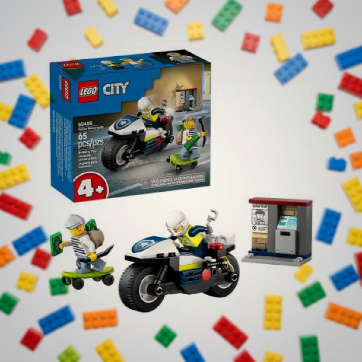 LEGO 60455 Переслідування на поліцейському мотоциклі