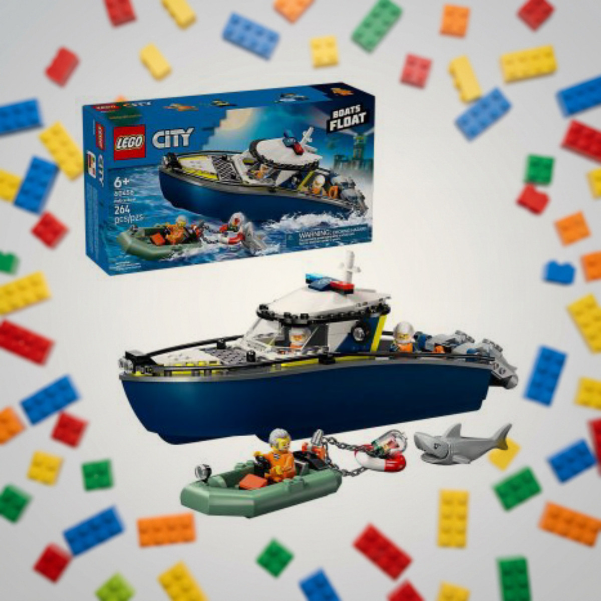LEGO 60456 Переслідування на поліцейському катері