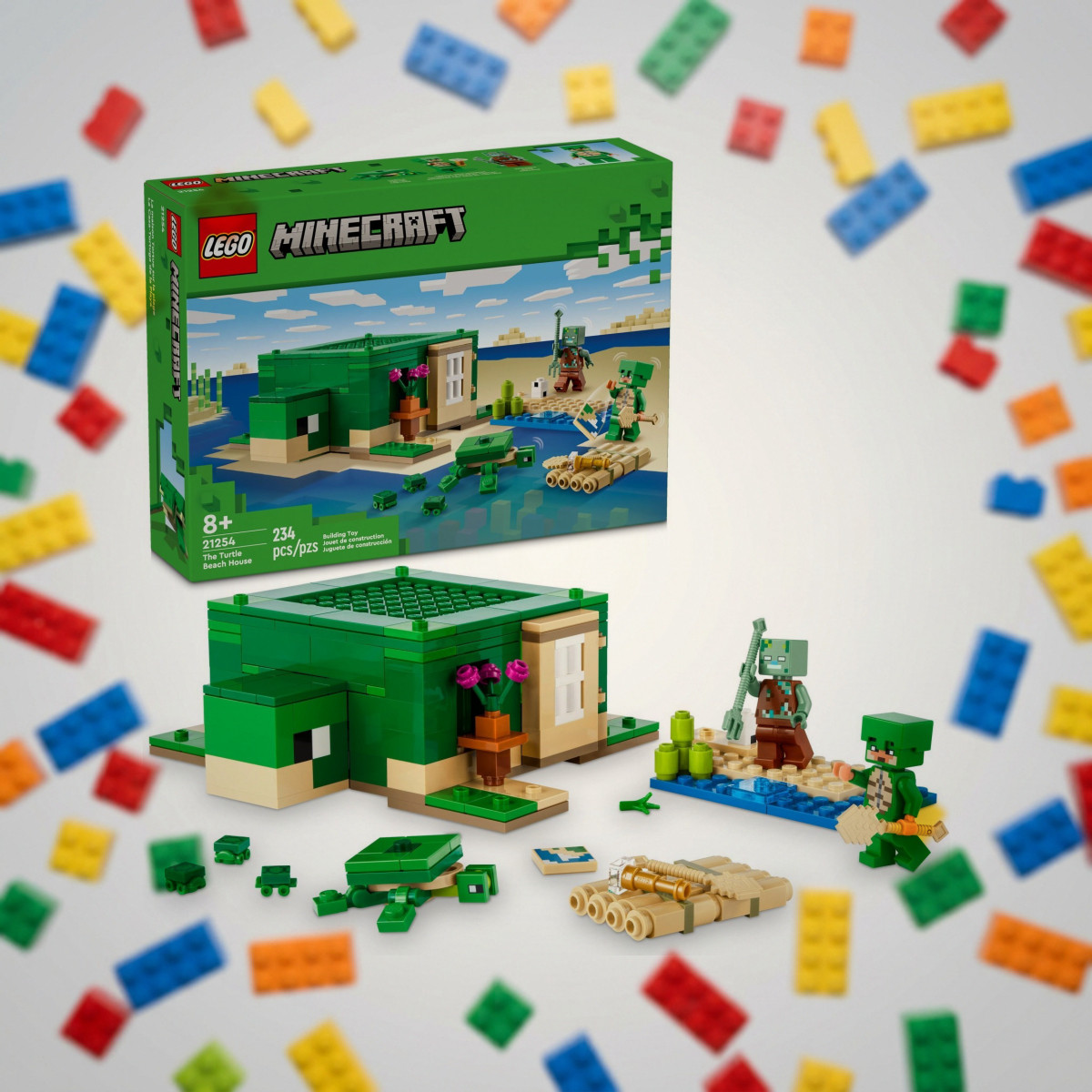 LEGO 21254 Пляжный дом в форме черепахи