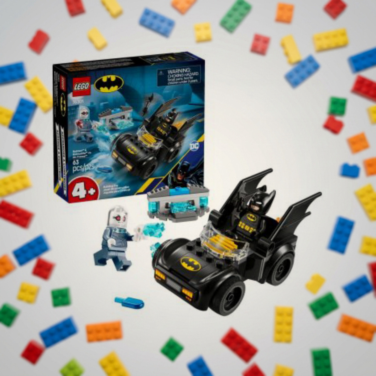 LEGO DC 76301 Бэтмен и Бэтмобиль против мистера Фриза