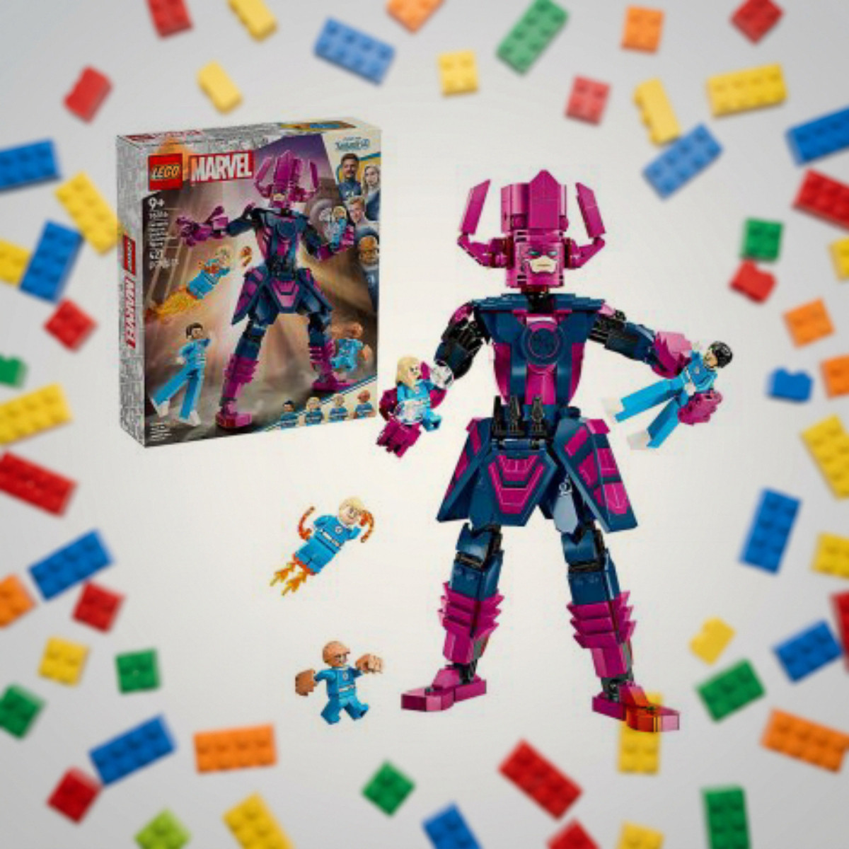 LEGO Marvel 76316 Фантастическая четверка против Галактуса: фигурка для сборки
