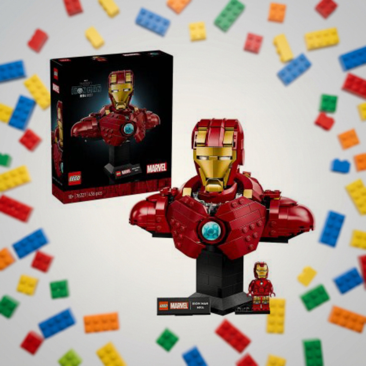 LEGO Marvel 76327 Бюст Железного Человека MK4