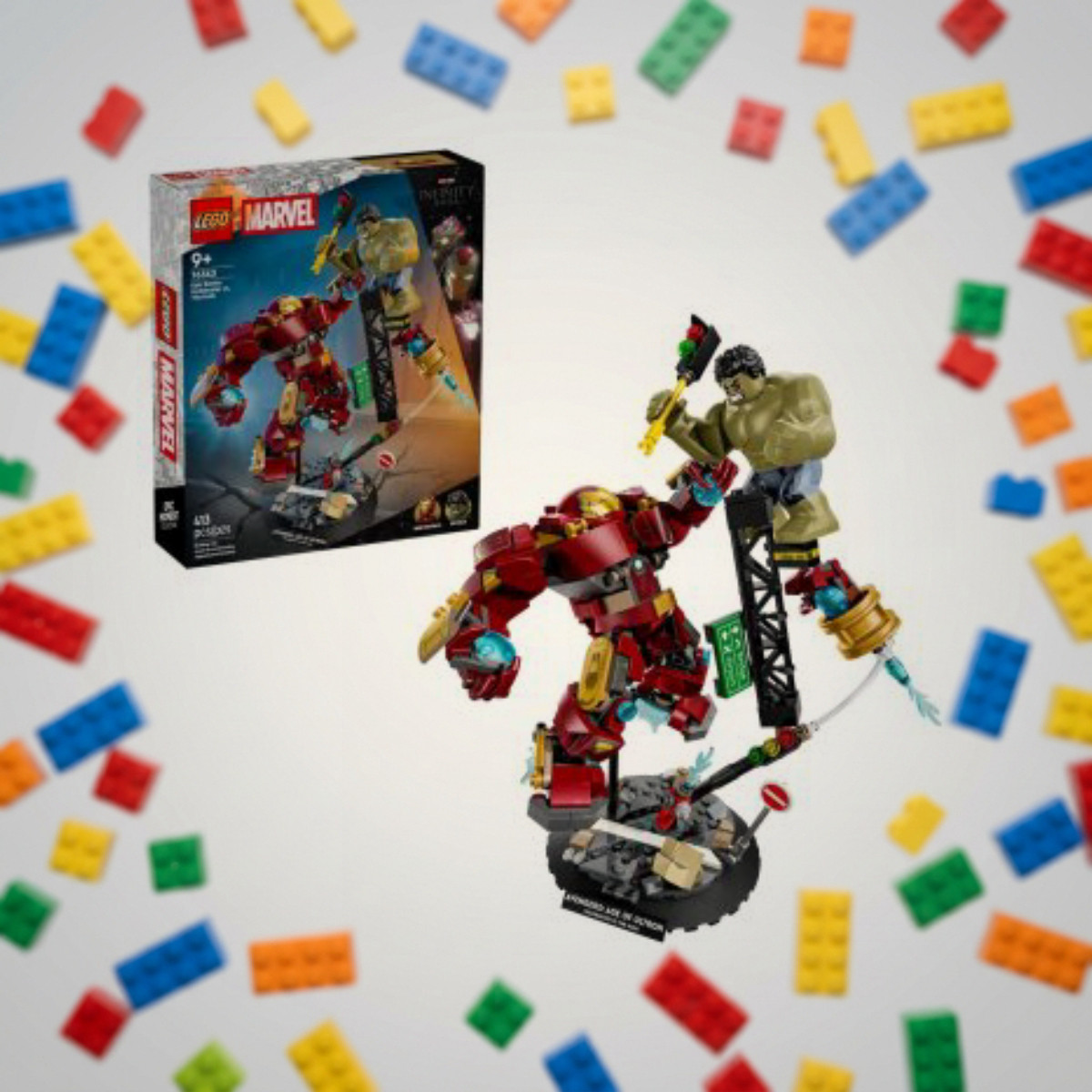LEGO Marvel 76343 Легендарная битва: Халкбастер vs.Халк