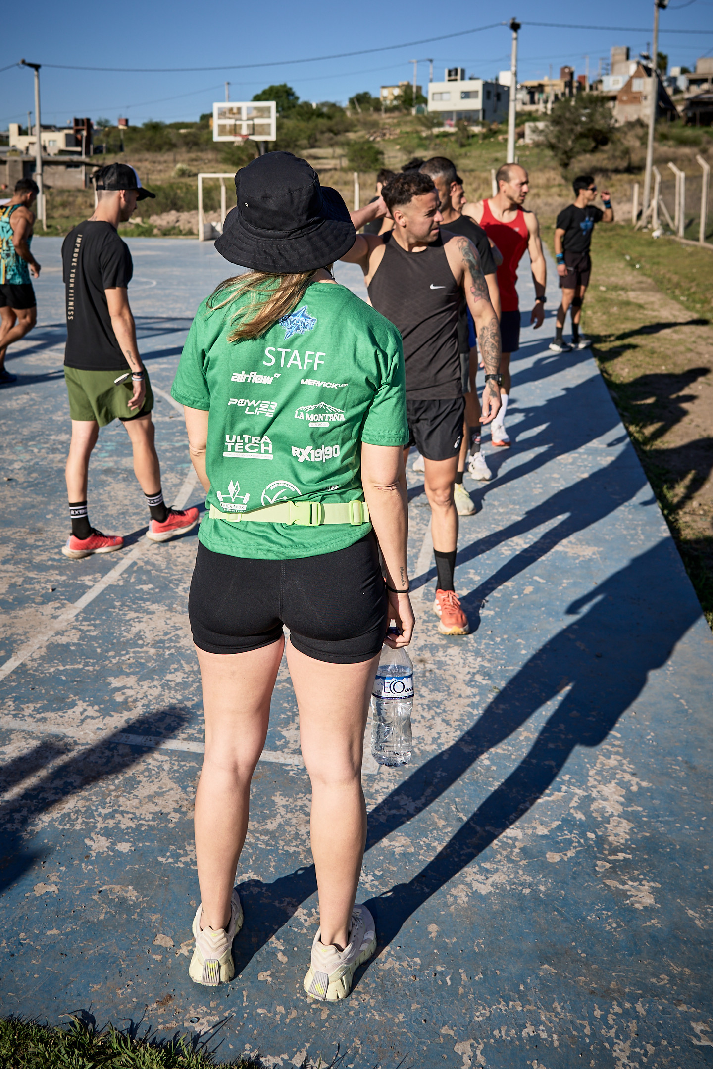 Atletas dando todo en cada heat