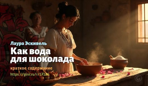 Читать краткий пересказ книги Лауры Эскивель «Как вода для шоколада». Как вода для шоколада, Эскивел.jpg