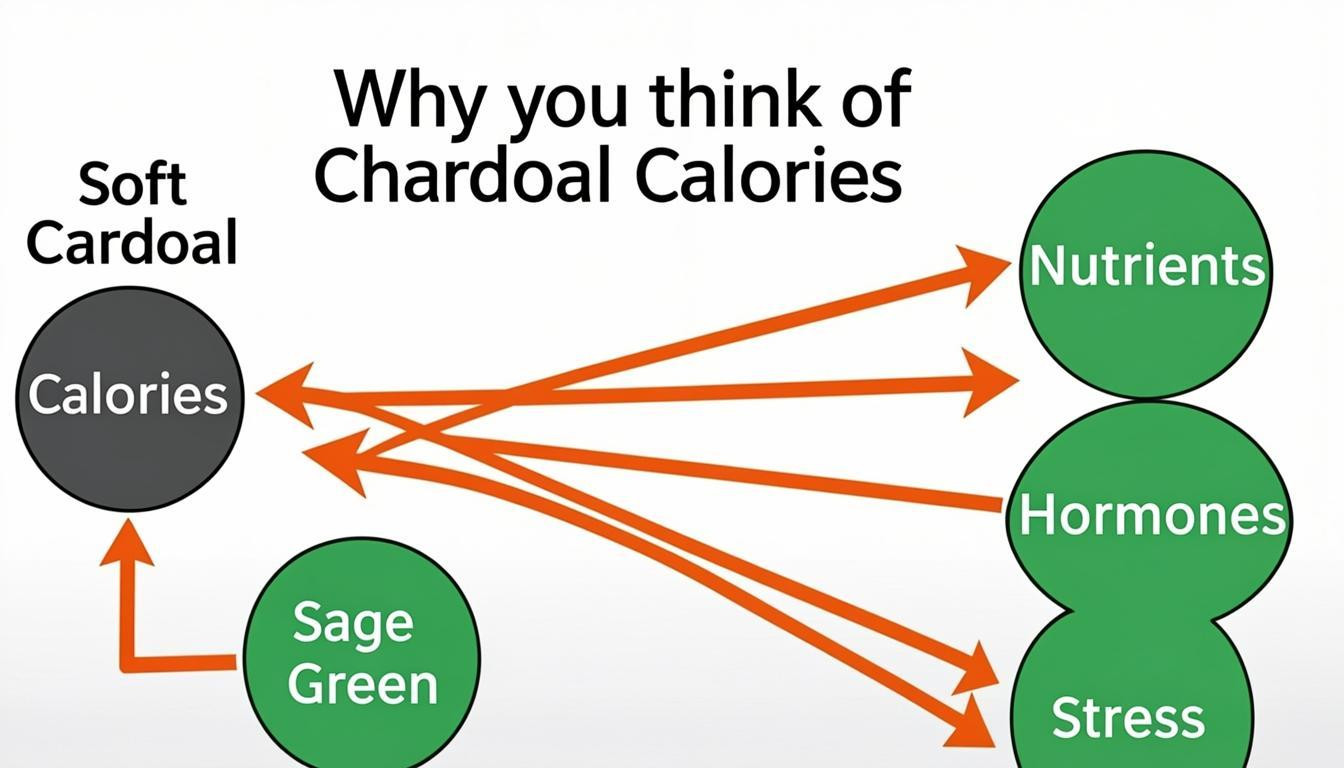 concept visual: Why You’re Not Seeing Results For A Reason Beyond Calories