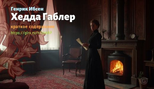 Читать краткий пересказ книги Генрика Ибсена «Хедда Габлер». Хедда Габлер, Ибсен, краткое содержание.jpg