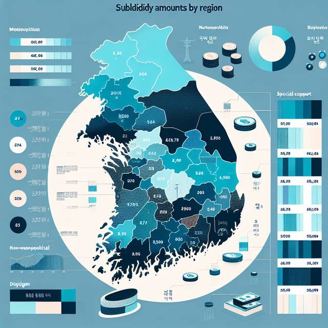 지역별 고유가 지원금 차등 지급 시각화