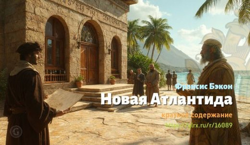 Читать краткий пересказ эссе Фрэнсиса Бэкона «Новая Атлантида». Новая Атлантида, Бэкон, краткое соде.jpg