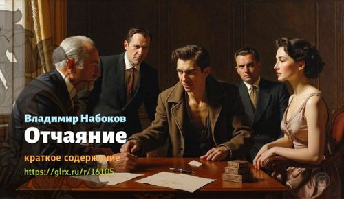 Читать краткий пересказ романа Владимира Набокова «Отчаяние». Отчаяние, Набоков, краткое содержание .jpg