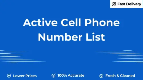 Active Cell Phone Number List .webp