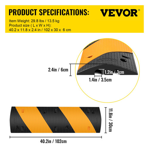 us%2FYCZDLCG402PCS1S6RV0%2Foriginal img v1%2Frubber speed bump f6.jpg