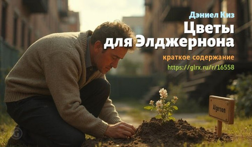 Читать краткий пересказ книги Дэниела Киза «Цветы для Элджернона». Цветы для Элджернона, Киз, кратко.jpg