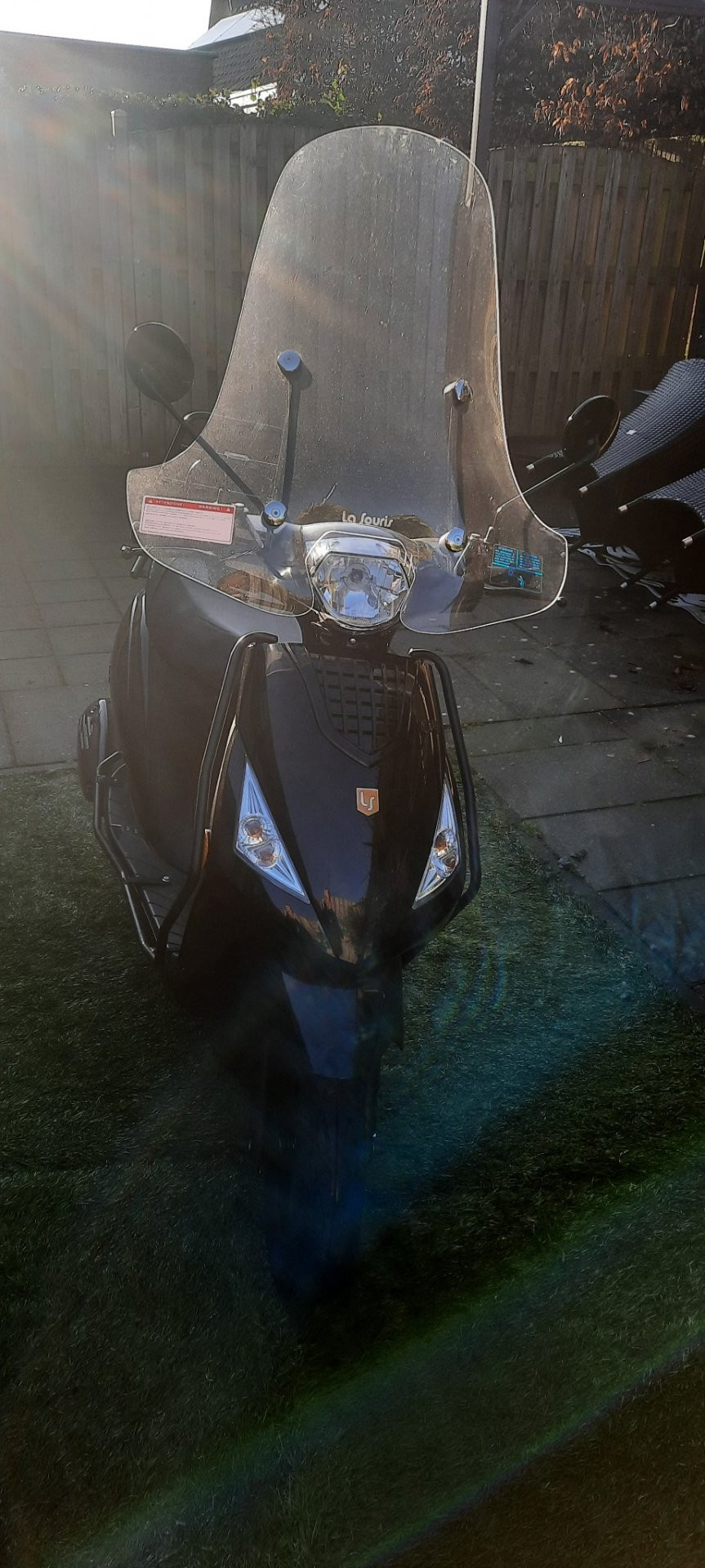 Scooter geel kenteken