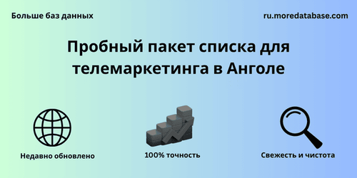 Пробный пакет списка для телемаркетинга в Анголе.png