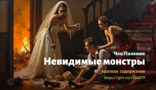 Читать краткий пересказ книги Чака Паланика «Невидимые монстры». Невидимые монстры, Паланик, краткое.jpg