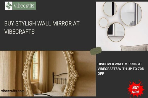 Wall Mirror for Home Décor and Space Enhancement | Vibecrafts.jpg