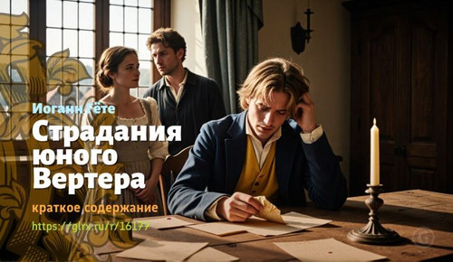 Читать краткий пересказ романа Иоганна Вольфганга фон Гёте «Печали юного Вертера». Печали юного Верт.jpg