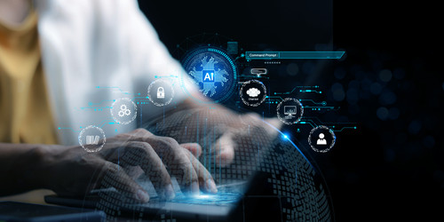 chat with ai artificial intelligence young businessman chatting with smart ai.jpg