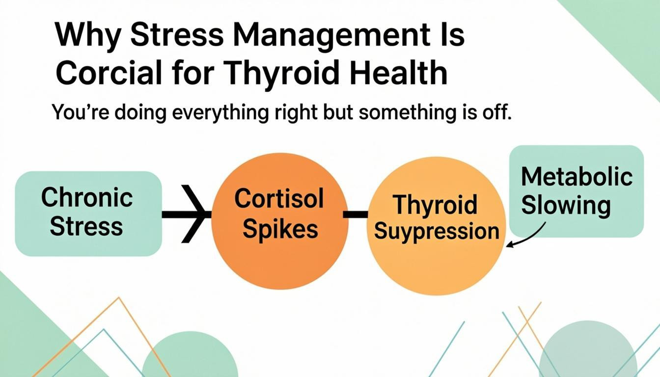 concept visual: Why Stress Management Is Crucial for Thyroid Health