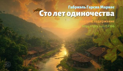 Читать краткий пересказ книги Габриэля Гарсиа Маркеса «Сто лет одиночества». Сто лет одиночества, Га.jpg