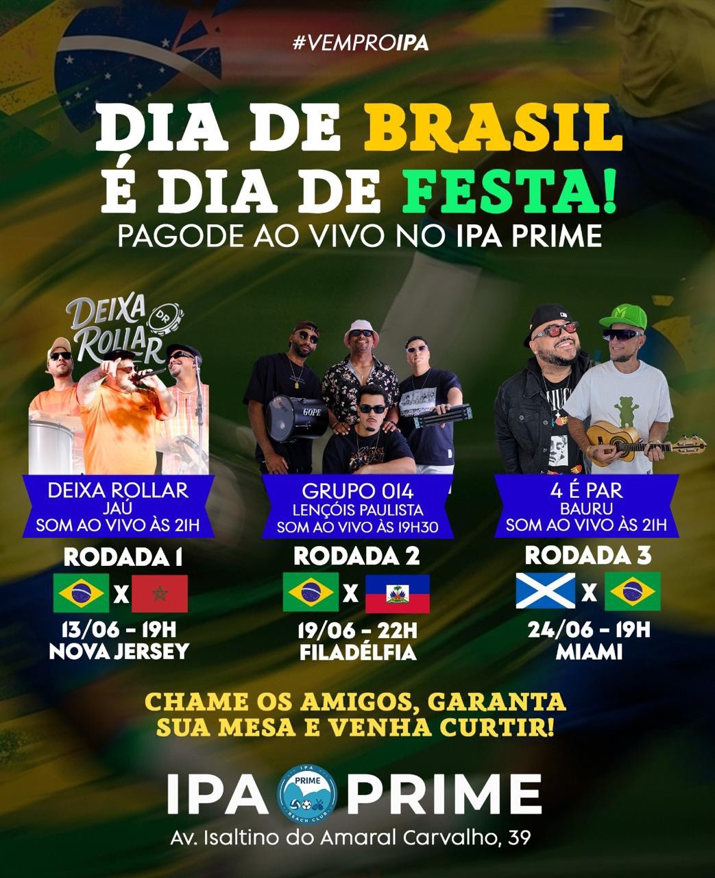 Evento Copa do Mundo no Telão - IPA PRIME