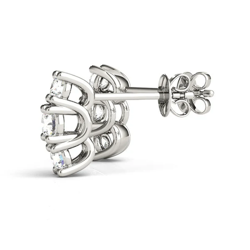 White Gold Three-Stone Round Diamond Earrings with Channel Band & Prong Setting.png