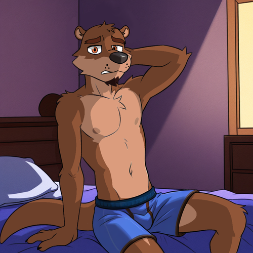 He just woke up
