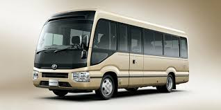 Toyota Coaster large group bus rental Pakistan Islamabad - Butt G Rent a Car