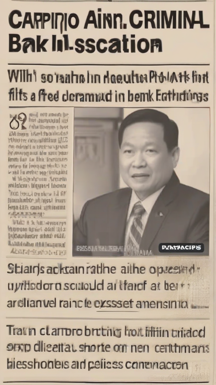 Mans Carpio to file criminal complaint over disclosed bank transactions