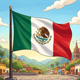 Mexico flag vertical 202604271132
