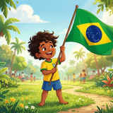 Child holding Brazil 202604271035