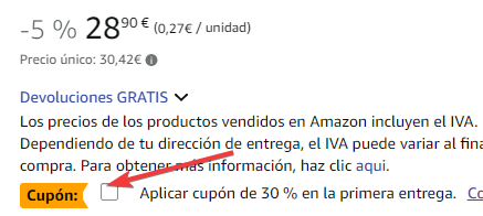 cupón amazon
