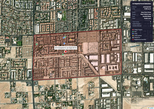 5473 Dungaree St Las Vegas 89 neighborhood map.png
