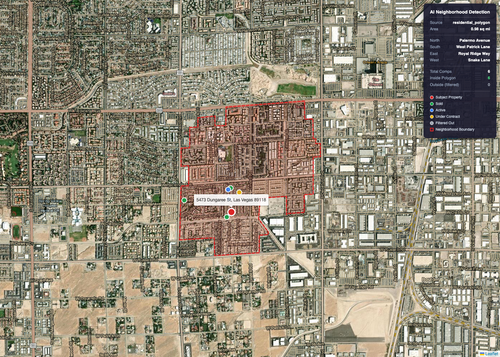 5473 Dungaree St Las Vegas 89 neighborhood map.png