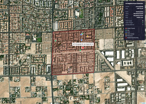 5473 Dungaree St Las Vegas 89 neighborhood map.png