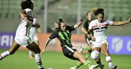 São Paulo tropeça diante do América-MG e vê liderança do Brasileiro Feminino escapar