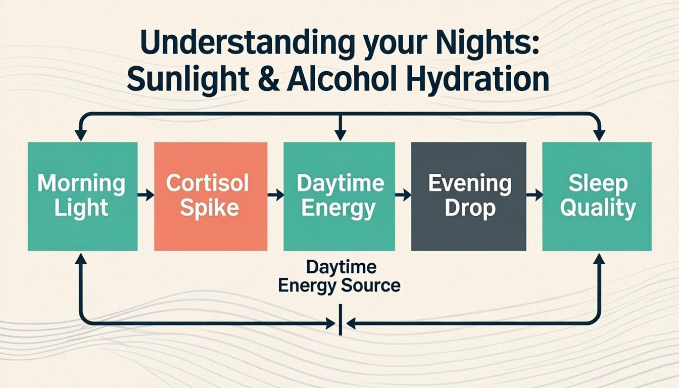 concept visual: Understanding Your Circadian Rhythm and Cortisol Levels