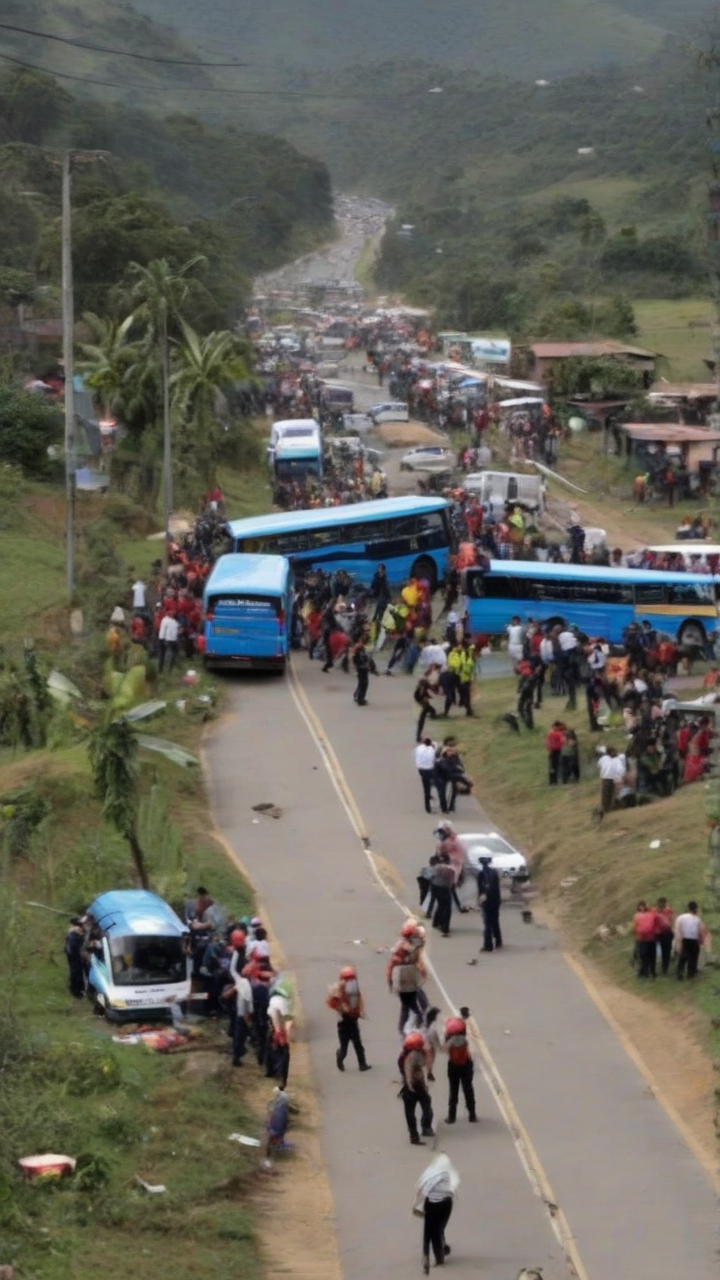 An explosive device kills 13 and injures 38 on a bus in southwestern Colombia as violence persists