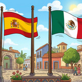 Cartoon flags of 202604261552