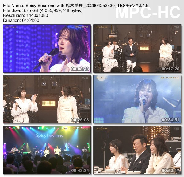 [TV-Variety] Spicy Sessions – 2026.04.25 – Airi Suzuki