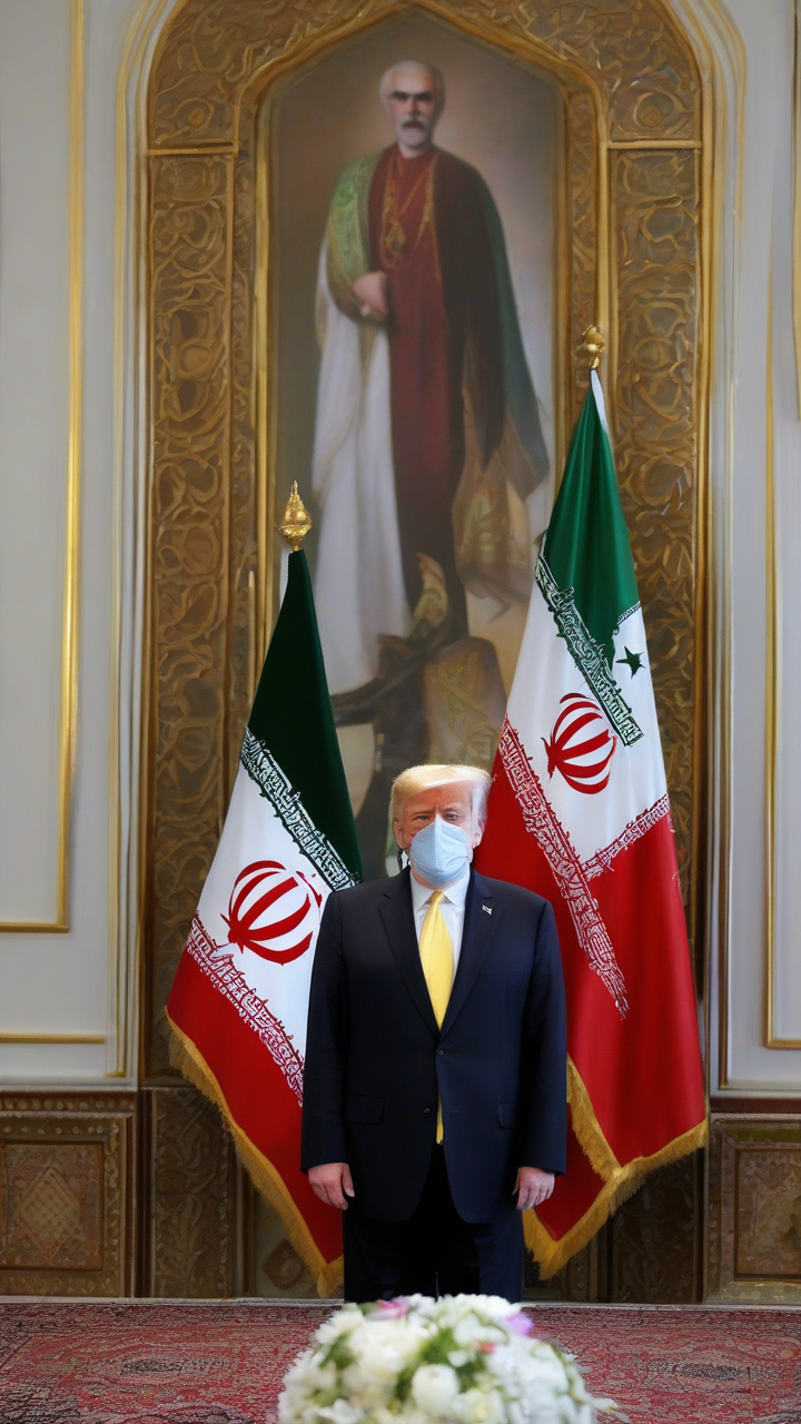 Iran's top diplomat briefly returns to Pakistan but Trump says the sides can talk by phone