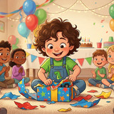 Child opening birthday 202604271117