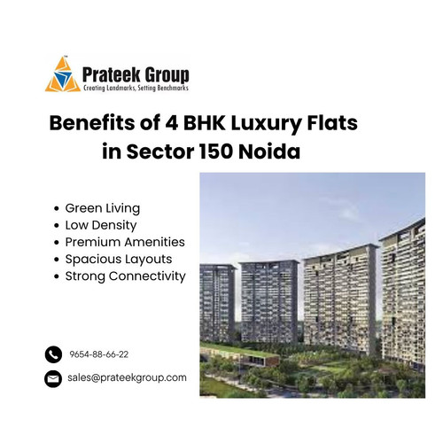 Benefits of 4 BHK Luxury Flats in Sector 150 Noida.jpg