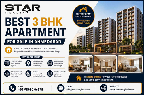 Best 3 BHK Apartment for Sale in Ahmedabad Star Realty India.jpg